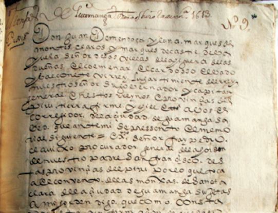 Archival documents on the obraje of Pomacocha